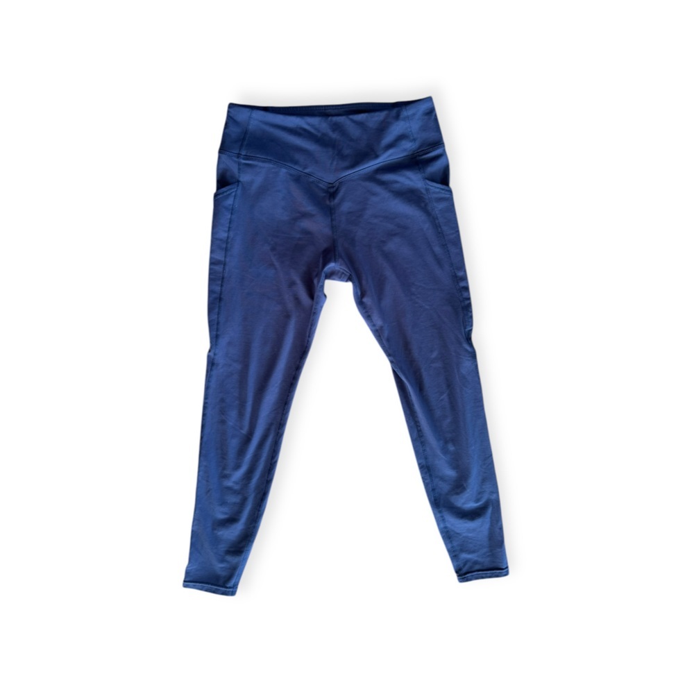 Bayleaf leggings blue pants athletic athleisure medium